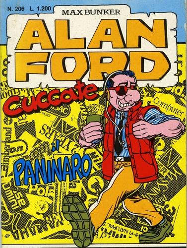 Alan Ford n.206, Bob Rock vestito secondo la moda anni ‘80 Alan Ford n.206, Bob Rock vestito secondo la moda anni ‘80