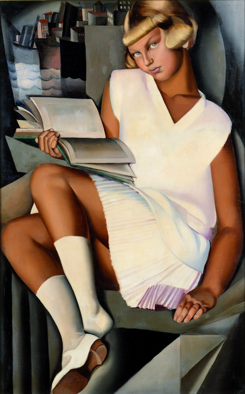Tamara de Lempicka, Kizette in rosa, ©RMN-Foto: Gérard Blot ©Tamara Art Heritage / Museum Masters International NYC1926, Tamara de Lempicka, Kizette in rosa, ©RMN-Foto: Gérard Blot ©Tamara Art Heritage / Museum Masters International NYC1926,