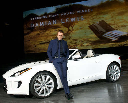 Damian Lewis, Emmy Awards winner, Testimonial della F-Type