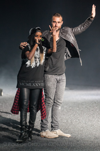 Philipp Plein e Angel Haze - Fashion Show in Milan (ph: D. Munegato / Paul de Grauve Communication)