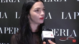 La Top model Mariacarla Boscono all’opening La Perla a Milano