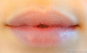 2- Le labbra dopo la matita waterproof
