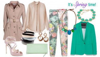 Primavera: jeans in fiore