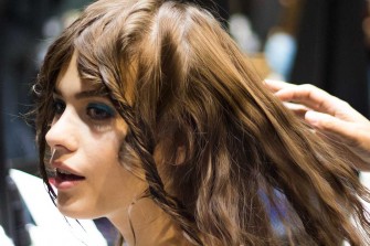 BEAUTY TALK: Backstage della sfilata Aigner P/E 2016