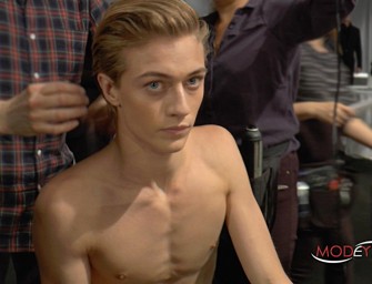Lucky Blue Smith da Dsquared2. Magnani ci spiega il suo grooming